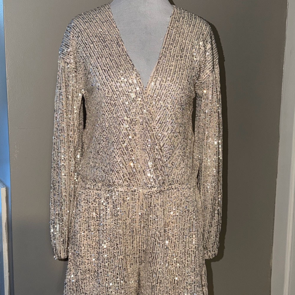 Fashion Nova Shimmering Romper